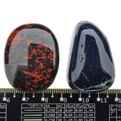 Mahagoni und Spinnennetzobsidian, vulkanisches Glas