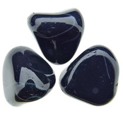 Spinnennetzobsidian, vulkanisches Glas 3 steinen