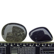 Goldsheen and rainbow obsidian, volcanic glass Goldsheen and rainbow obsidian, volcanic glass