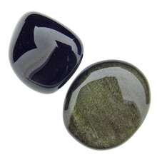 Goldsheen  + regenboog obsidiaan