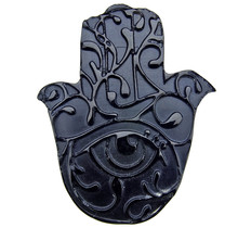 Obsidian-Hamsa-Hand, 10 cm