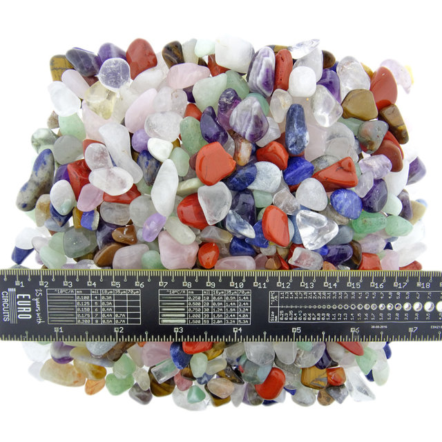 1KG mini trommelsteentjes