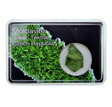 Moldavite in a gift box