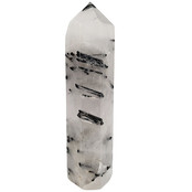 A combination of black tourmaline and rock crystal, 90 grams A combination of black tourmaline and rock crystal, 90 grams