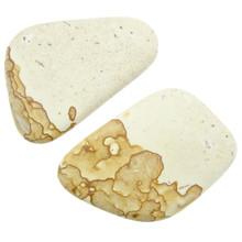 Landscape jasper 2 pieces