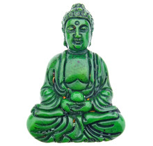 Buddha aus Nephrit-Jade, 6 cm