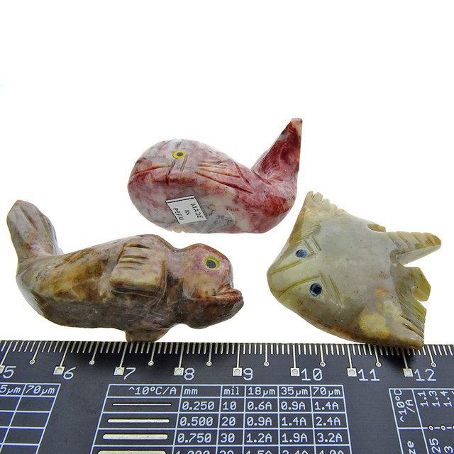 3 speksteen dierfiguurtjes 3 speksteen dierfiguurtjes