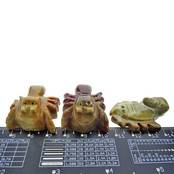 3 soapstone animal figures