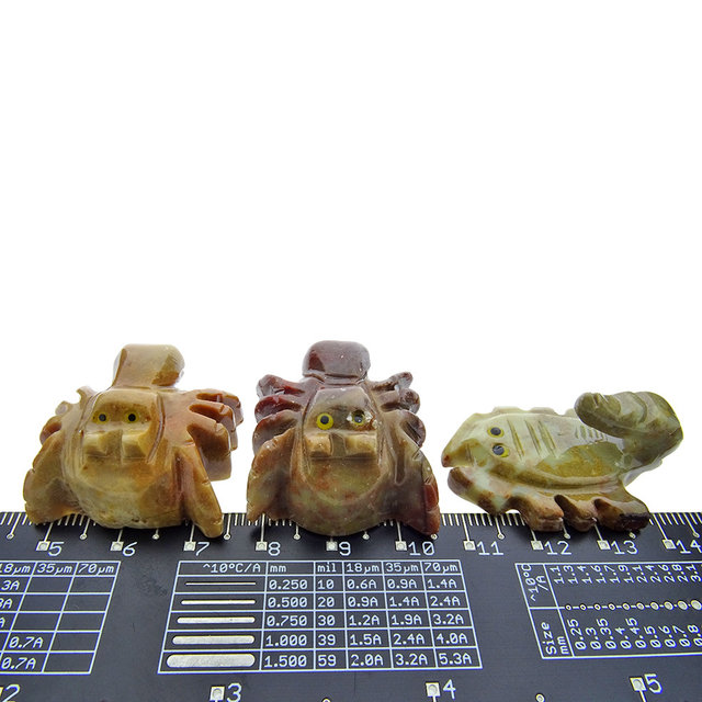 3 Tierfiguren aus Speckstein