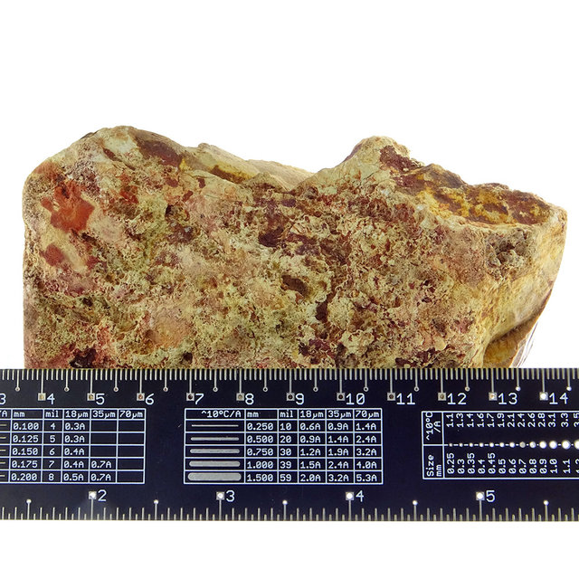 Polychromer Jaspis, einseitig poliert 690 Gramm