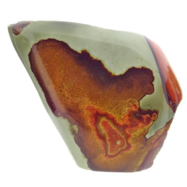 Polychrome jasper, polished on one side 200 grams Polychrome jasper, polished on one side 200 grams