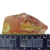 Polychroom jaspis, eenzijdig gepolijst 245 gram Polychroom jaspis, eenzijdig gepolijst 245 gram