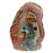 Polychrome jasper, polished on one side 385 grams