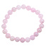 Rose quartz bracelet with 8 mm beads