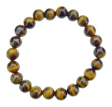 Tiger eye bracelet with 8 mm beads