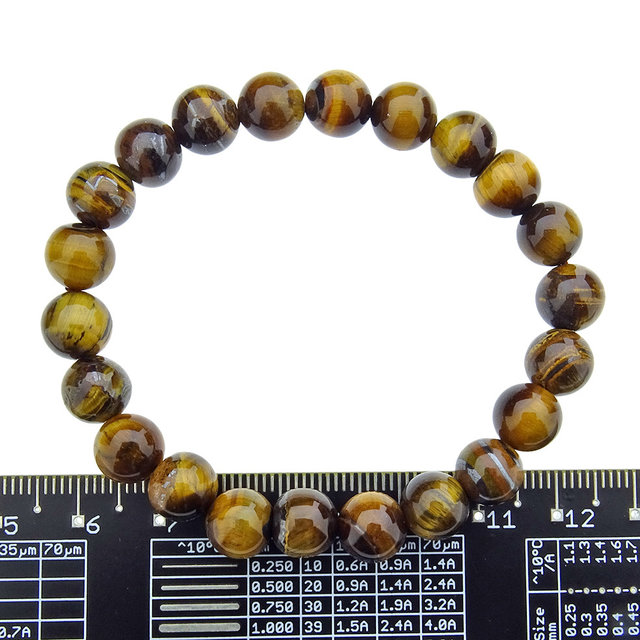 Tigerauge-Armband mit 8 mm Perlen