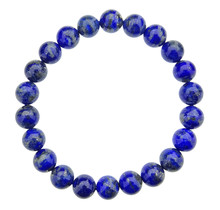 Mooie Lapis Lazuli armband met 8 mm kralen