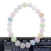 Morganite bracelet with 8 mm beads Morganite bracelet with 8 mm beads