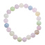 Morganite bracelet with 8 mm beads