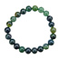 Moss agate bracelet with 8 mm beads