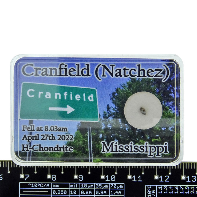 Cranfield Mississippi-Meteorit USA, 11MG Cranfield Mississippi-Meteorit USA, 11MG