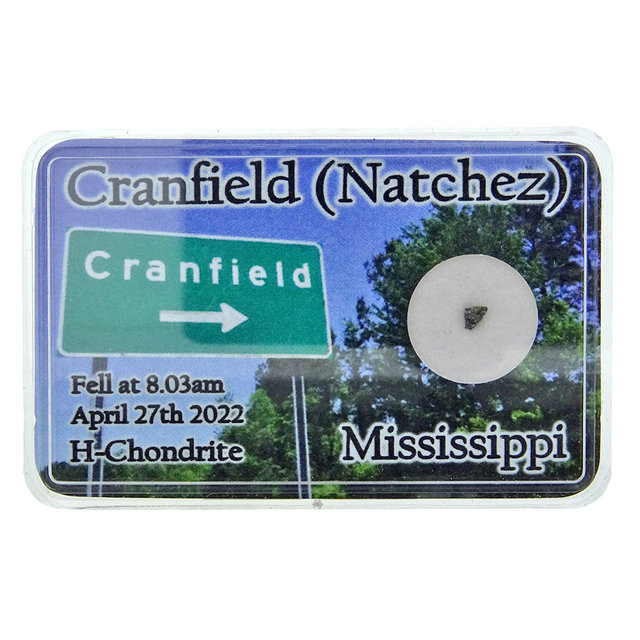 Cranfield Mississippi meteorite USA, 11 mg Cranfield Mississippi meteorite USA, 11 mg