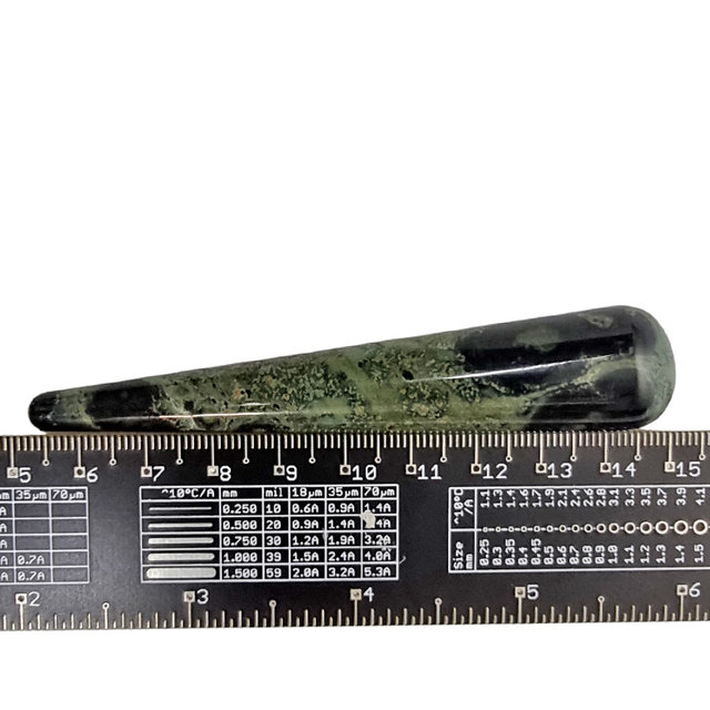 Eldariet of kambaba jaspis magic  wand voor massage - 10 cm Eldariet of kambaba jaspis magic  wand voor massage - 10 cm