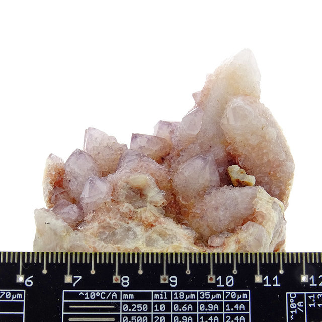 Kaktus- oder Spiritusquarz mit Amethyst, 225 Gramm