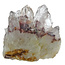 Hematite phantom quartz from india