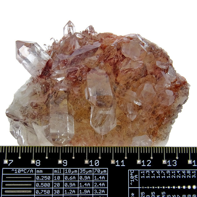 Hematite phantom quartz from india