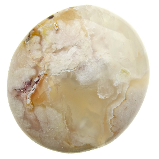 Tumbled flower agate from Madagascar