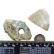 3 wunderschöne Achatstücke 3 wunderschöne Achatstücke