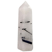 A combination of black tourmaline and rock crystal, 115 grams A combination of black tourmaline and rock crystal, 115 grams