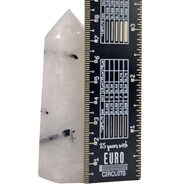 A combination of black tourmaline and rock crystal, 115 grams A combination of black tourmaline and rock crystal, 115 grams