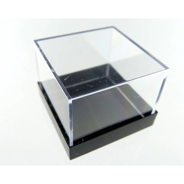 50x opbergdoosje 2,5 x 2,5 cm zwart