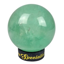 Fluorite sphere, diameter, diameter 5,7 cm