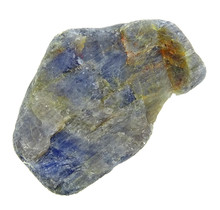 Blauwe saffier kristal