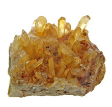 Tangerine, quartz from Brazil