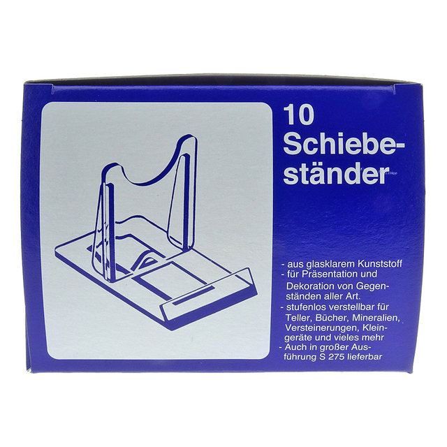 Slide stand small acrylic 10 pieces