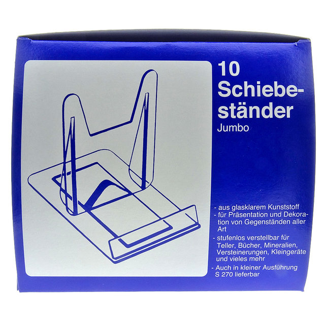 Schiebeständer groß Acryl 10 Stück Schiebeständer groß Acryl 10 Stück