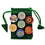 7 chakra stones in a velvet bag