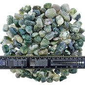 Beautiful tumbled moss agate