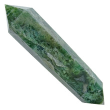 Double Ended moss agate