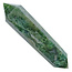 Moss agate Double End 9,5 cm