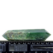 Moss agate Double End 9,5 cm Moss agate Double End 9,5 cm
