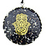 Orogonite pendant with black tourmaline and a Hamsa hand