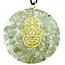 Orogonite hanger met aventurijn en een Hamsa hand