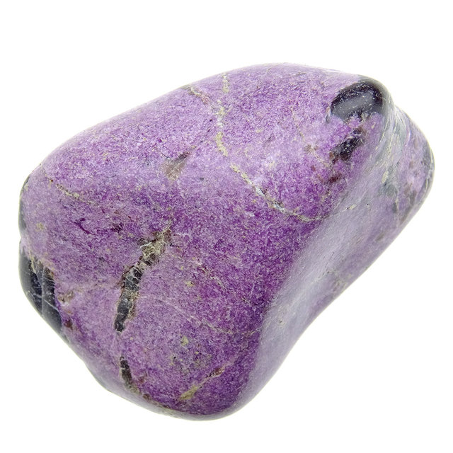 Stichtit ist ein weiches violettes Mineral Stichtit ist ein weiches violettes Mineral