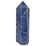 Obelisk aus Blauer Quarz, 1115 Gramm