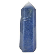 Mooie obelisk van blauwe kwarts, 1325 gram